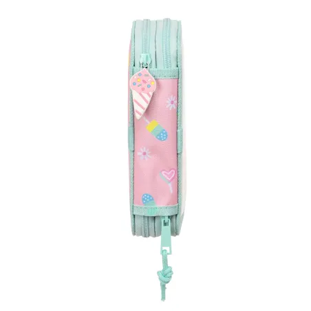Tuplapenaali Peppa Pig Ice cream Pinkki Mintunvihreä 12.5 x 19.5 x 4 cm (28 Kappaletta)